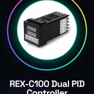 Termostato Termoregolatore di Temperatura Digitale REX-C100 Dual PID Controller con Display