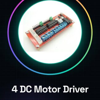 4-Kanal DC-Motor-Driver-Modul, 4WD-Auto, L293D-Modul / kompatibel mit Arduino