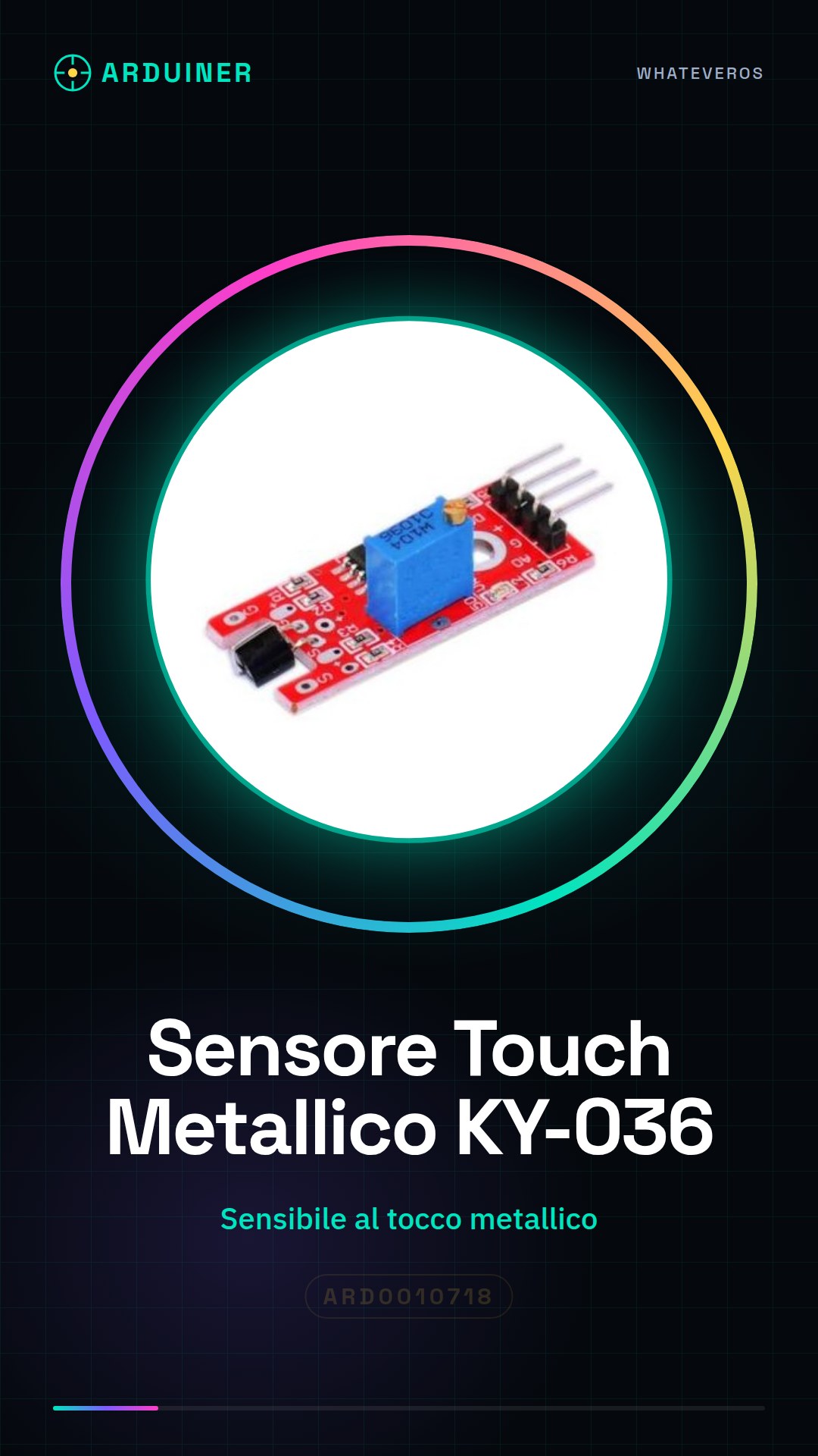 Module Capteur tactile métallique KY-036