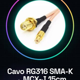 SMA-K Femmina all'interno di MCX-J Maschio all'interno 15CM Cavo RG316