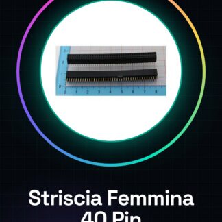 2 pezzi striscia femmina doppia fila 40 pin spaziatura 2,0 mm