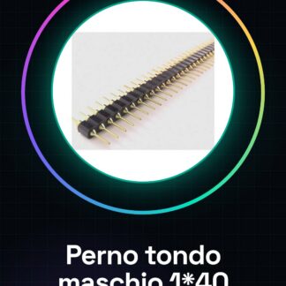 2 pezzi Perno tondo maschio 1 * 40pins