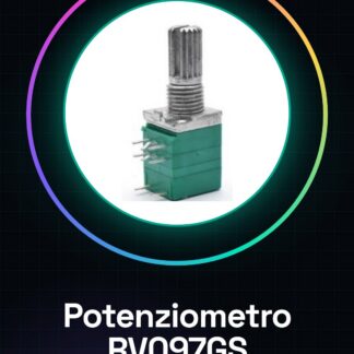2 Pezzi RV097GS 3+2 Pins Potenziometro B50K con interruttore