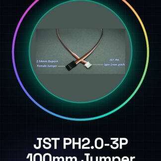 3 Pezzi JST PH2.0-3P 2mm Pitch to Dupong 2.54 Female Jumper 100mm