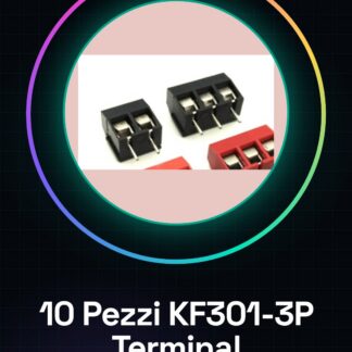 10 Pezzi KF301-3P Terminal Black