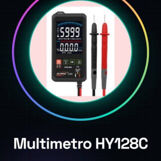 Multimètre numérique intelligent HY128C / Haute précision pour les valeurs réelles / Écran grand et mince (écran couleur)