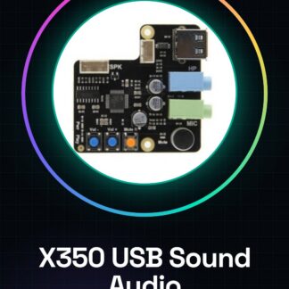 X350 USB Sound Scheda audio Carta audio Audio Input & AMP, output