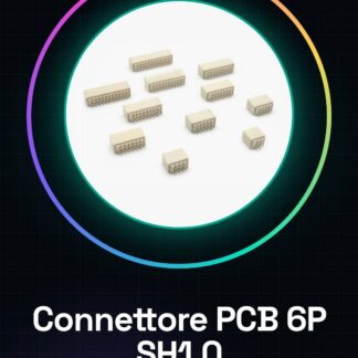 20 pezzi Connettore PCB 6P SH1.0 di tipo orizzontale