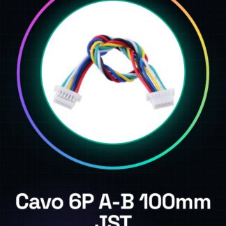 2 pezzi Cavo 6P A-B 100MM SH 1.0 Connettore SH1.0 JST 28AWG