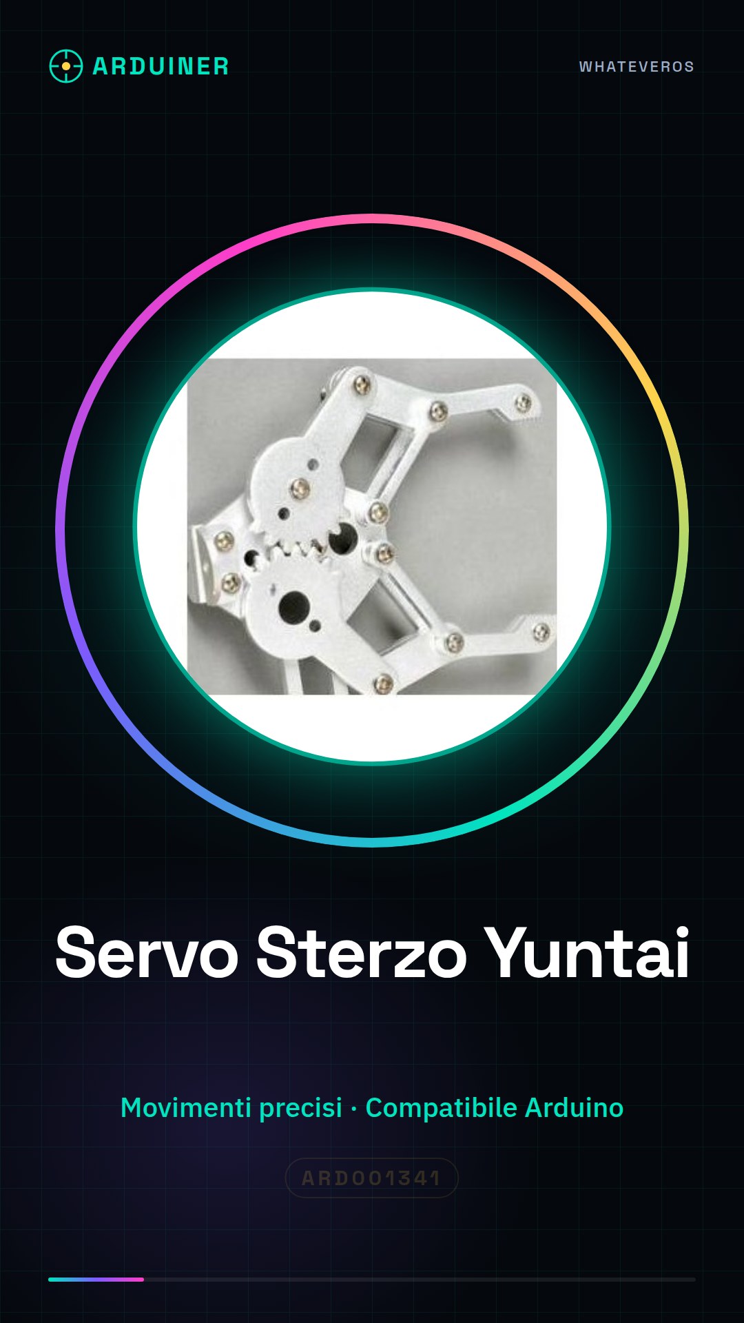 Yuntai Lenkradservo mit Arm und Zubehör für Roboterarm