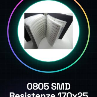0805 SMD Resistenze Assortite 170 valori x 25 Pezzi chip resistor booklet