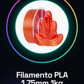 PLA Filament 1.75mm 1kg - Bicolor Red/Gold - High Quality for 3D Printers