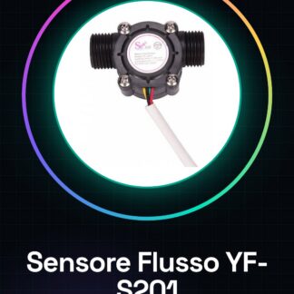 Sensore Flusso d'acqua Flussometro YF-S201 1-30L/min 5-24VDC
