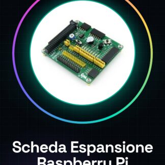 Scheda di espansione / valutazione Raspberry Pi con I2C SPI 8IO UART LCD Interfaccia + joystick + 8 led - DVK511