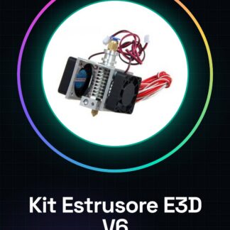 Kit Estrusore E3D V6 con Doppia Ventola – Ugello 0.3mm per Filamento 1.75mm