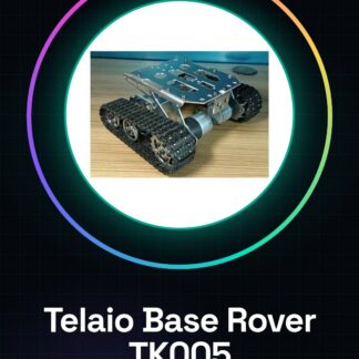 Telaio Base Rover Robot Carro in Metallo Con cinghia e Motori TK005
