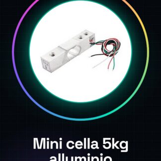 55 * 12,7 * 12,7 3 fori 5 kg rettangolo lega di alluminio mini cella di carico ponderazione pressione sensore
