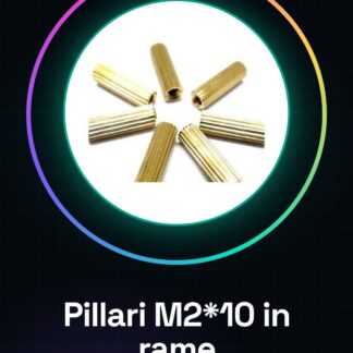 10 Pezzi M2*10 Screw Copper Pillar