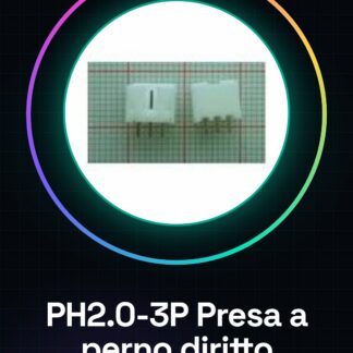 20 Pezzi PH2.0-3P Presa a perno diritto