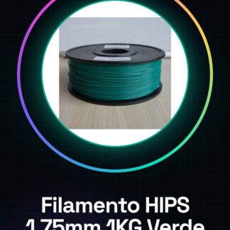Filament HIPS 1.75mm 1KG Vert GARANTIE HAUTE QUALITÉ POUR MAKERBOT, MULTIMAKER, ULTIMAKER, REPRAP, PRUSA