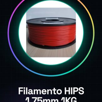 Red HIPS Filament 1.75mm 1KG