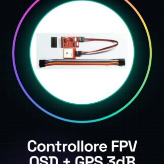 Module de contrôle de vol FPV OSD Image Overlay + Système GPS avec antenne passive amplifiée 3db