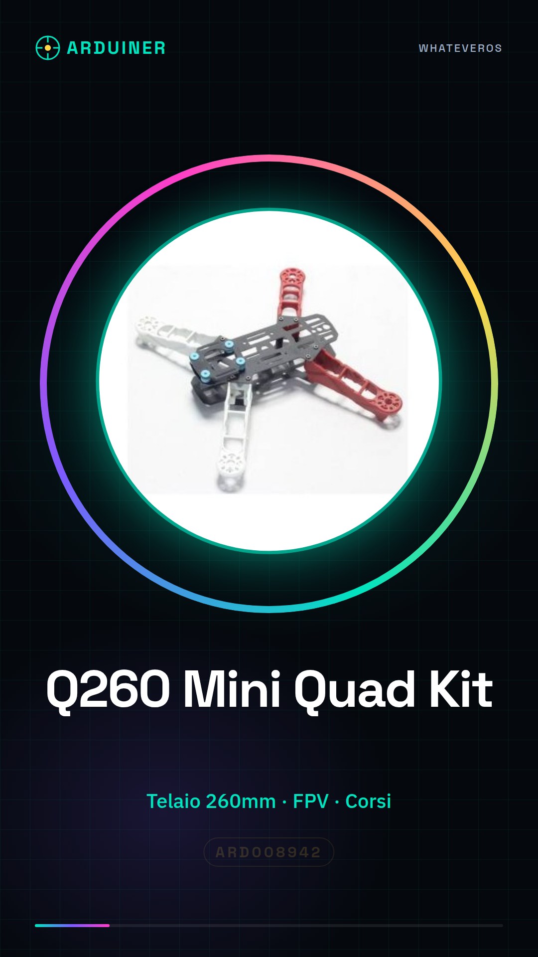 Kit châssis quadricoptère Q260 260mm