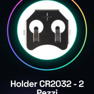 2 Pezzi Coin Cell Batteria Holder CR2032