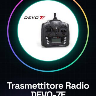 Trasmettitore Radio DEVO-7E 7 Canali 2.4GHz DSSS (Senza Rx)