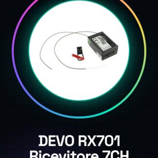 DEVO RX701 Récepteur 7 canaux 2.4 GHz 7CH pour émetteur DEVO Walkera