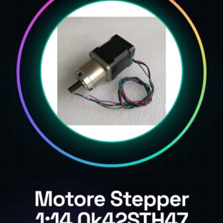 1:14 Stepper Motor with Gearbox - 0k42STH47 - 1684AG14