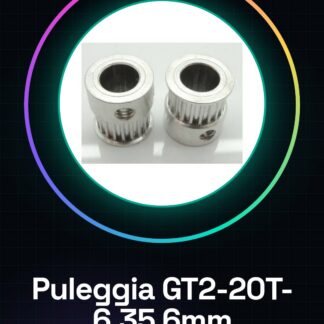 Puleggia GT2-20T-6.35 6mm