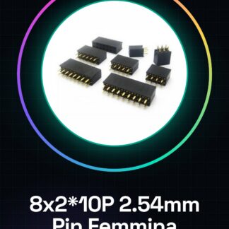 8 Pezzi 2*10P 2.54 Header Pin Femmina