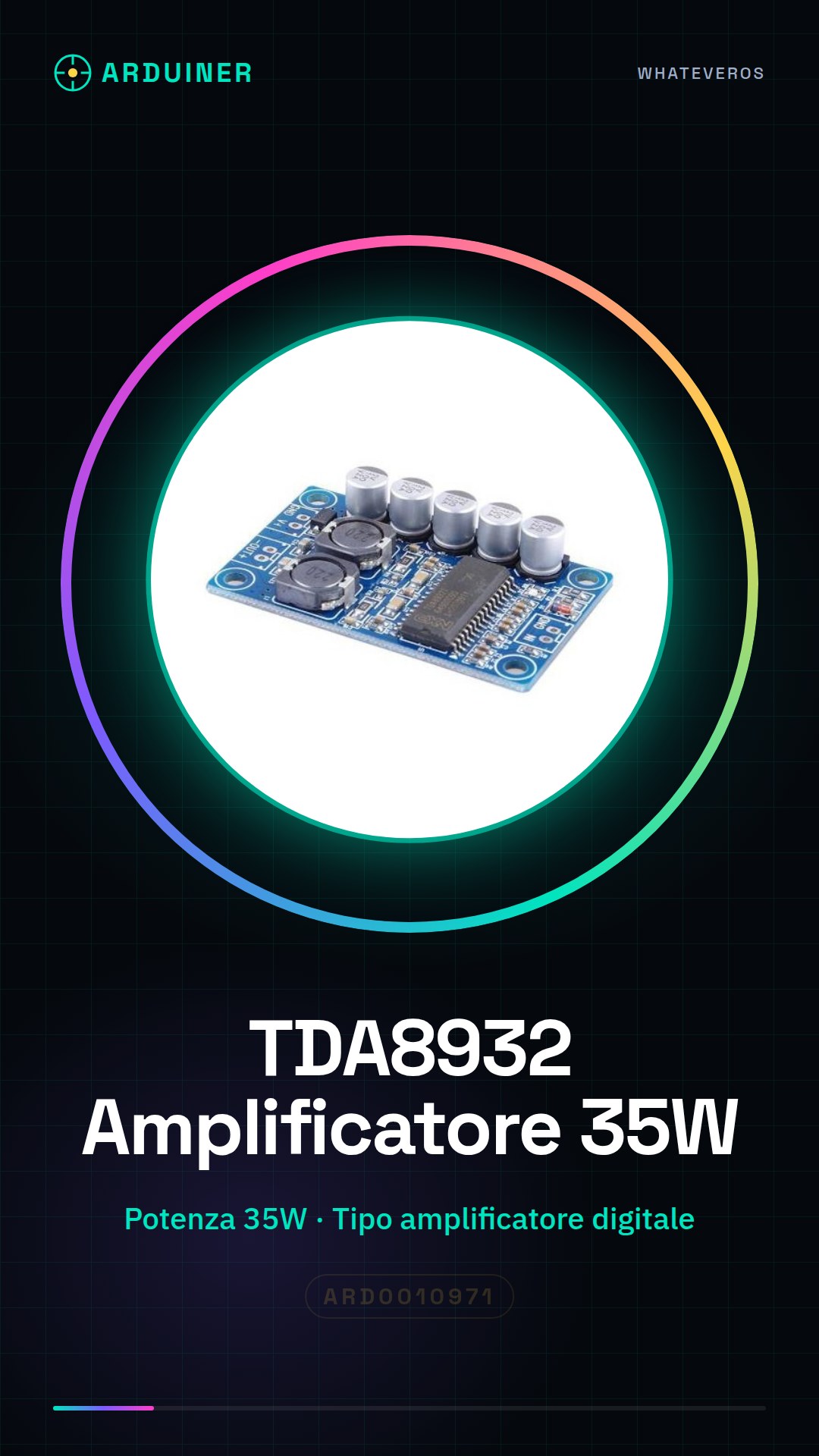 TDA8932 Amplificatore Digitale Mono 35W Mono