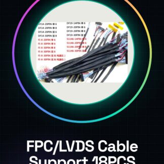 18PCS Universale FPC / LVDS Cavo Supporto per Monitor per Scheda di Regolatore 10-65 pollici Schermo LCD