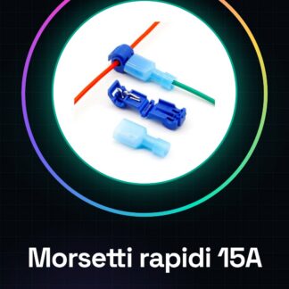 20 pezzi Morsetti rapidi rubacorrente ruba corrente serracavo 15A 2.5mmq