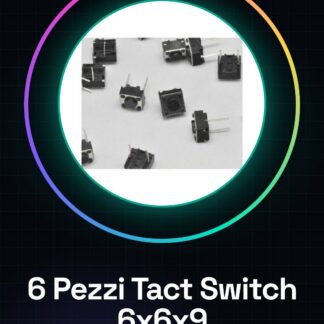 6 Pezzi Tact Switch 6 * 6 * 9 2Pins