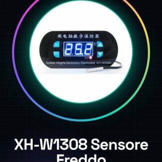 XH-W1308 W1308 Sensore di calore freddo digitale regolabile Display rosso Regolatore di temperatura Interruttore termostato DC 1