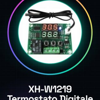 XH-W1219 DC 12V 220V -50-110 termostato digitale con display a doppio led