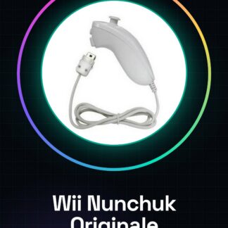 Wii Nunchuk, qualità originale, impugnatura sinistra cablata NINTENDO WII