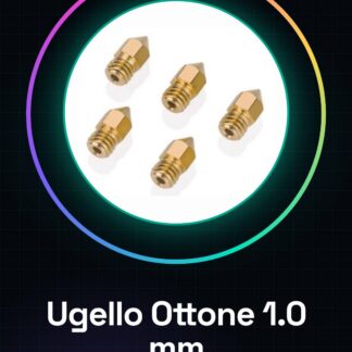 Ugello Estrusore in Ottone 1.0 mm per Filamento 1.75 mm - Stampante 3D