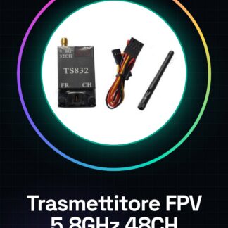 Trasmettitore Video FPV 5.8GHz 48CH TS832 600mW