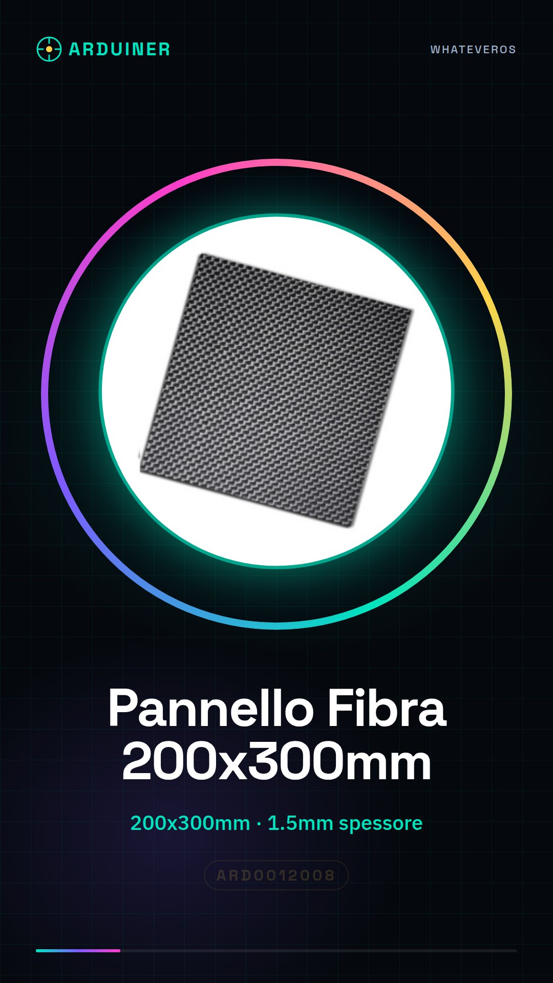 Carbon Fiber Panel 200X300X1.5MM