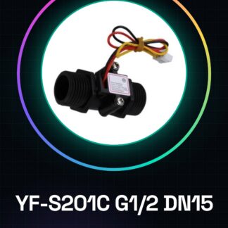 Black YF-S201C G1/2 DN15 3.5-24VDC 1-30L/Min Water Flow Sensor