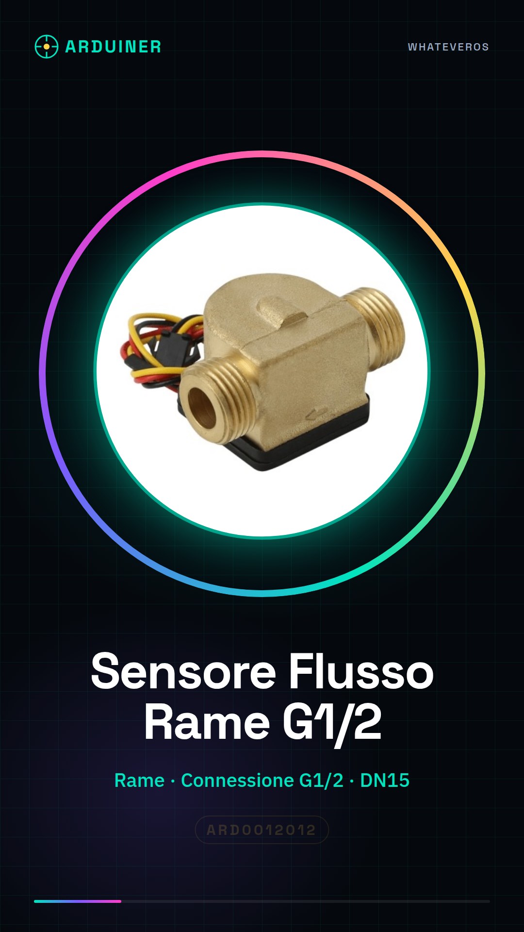 Copper Flow Sensor G1/2 DN15
