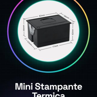 Mini Thermal Printer 77 * 53 * 42 mm RS232 + USB Interface 12V
