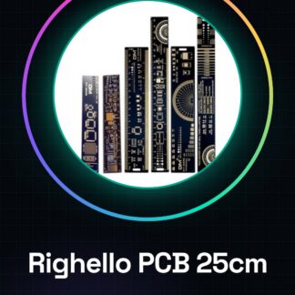 Unità di Misura PCB con Righello di Riferimento 25cm per Ingegneri ed Elettronica