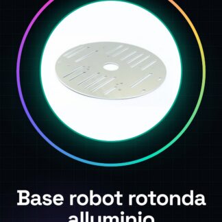 Round Metal-Floor DIY Robot Car Platform
