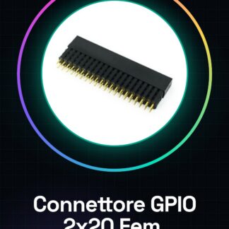 Connecteur GPIO 2x20 Femelle Hauteur 2.54mm pour Raspberry Pi