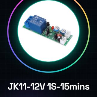 JK11-12V 1S-15min Module de retard multi-fonction avec relais réglable en boucle infinie